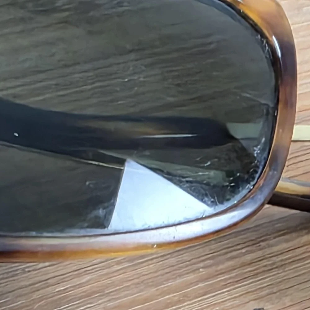 Ray-Ban RB 2419 Olympia Sunglasses Mens 56-14-140 Brown Green Tinted Square
